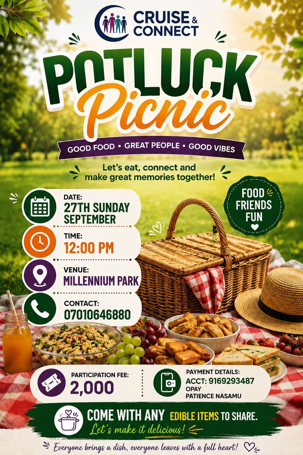 Potluck picnic