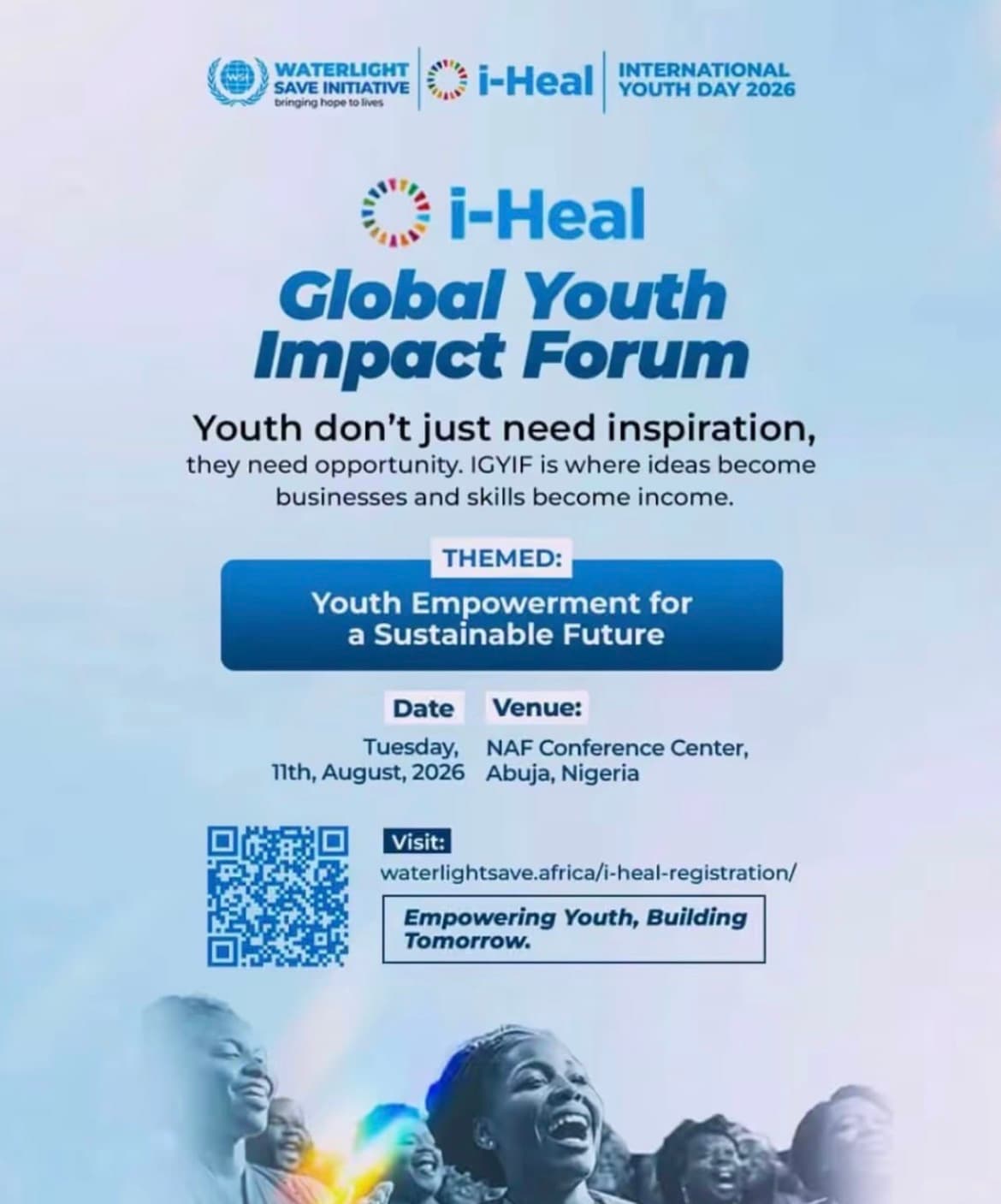 🌟 I-HEAL GLOBAL YOUTH IMPACT FORUM (IGYIF)