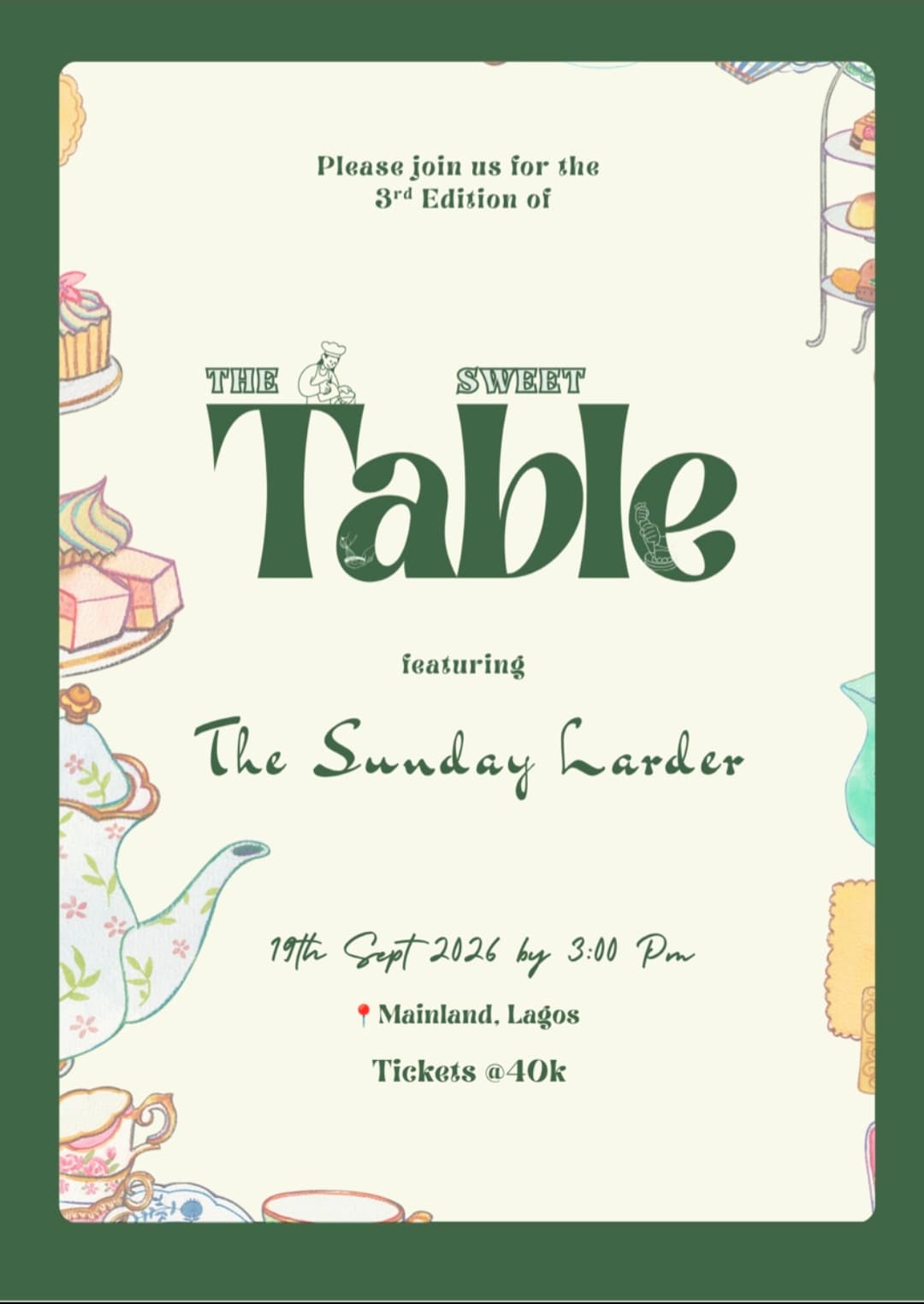 THE SWEET TABLE — 3RD EDITION