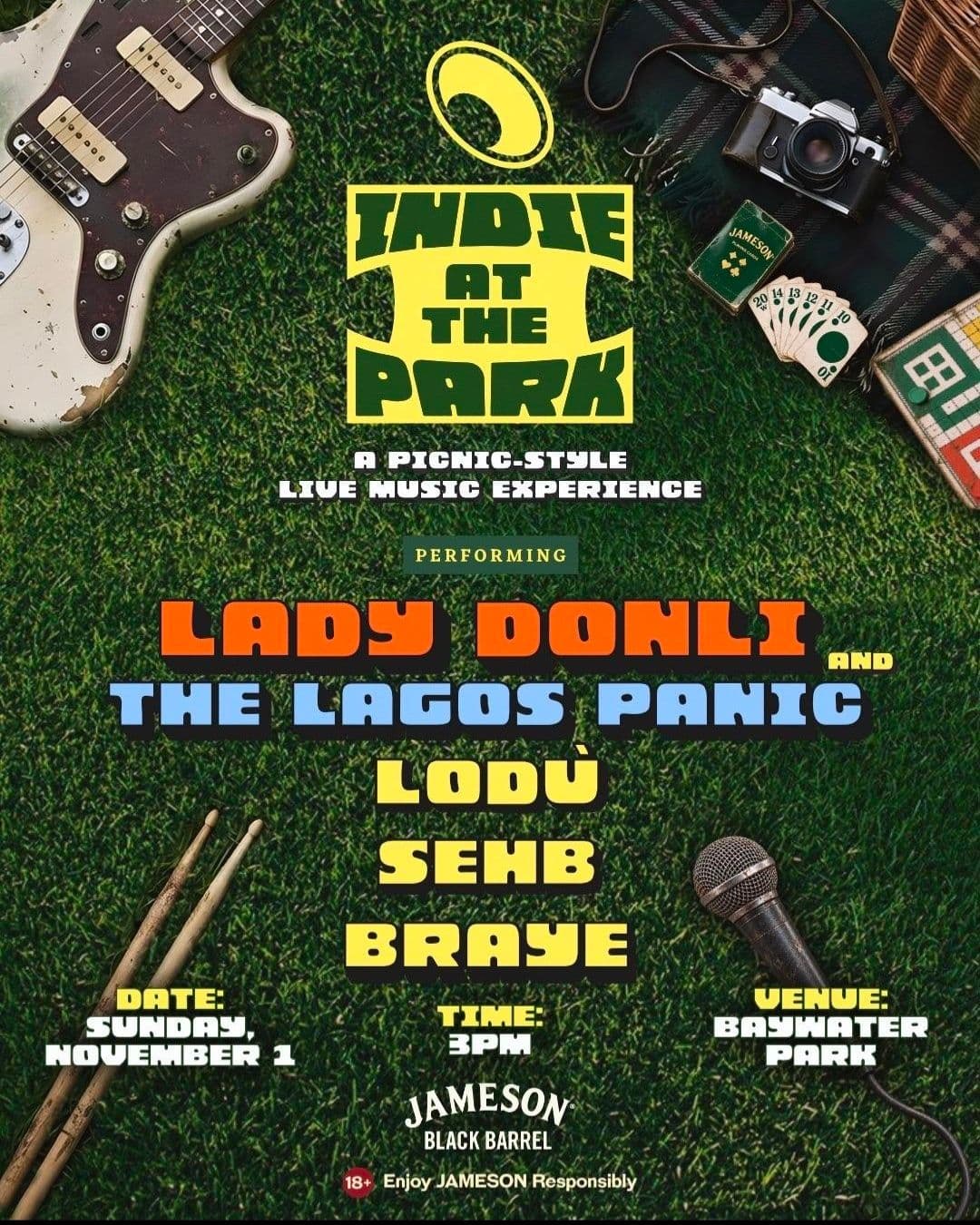Indie At The Park A Picnic-Style Live Music Experience